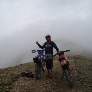 Red Cone 12,801 feet high on th '85 XR600