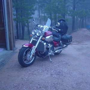 0705 Ride to Las Vegas - Starting out wet
