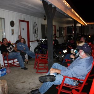 Party on the porch