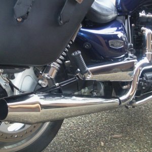 Raask slip on muffler