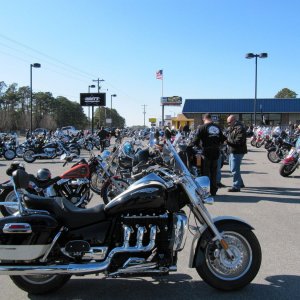 chili chilly ride from jacksonville ,nc to wilmington and back