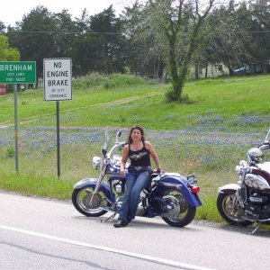 daryn on her ride.