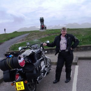 Linda at Spean bridge