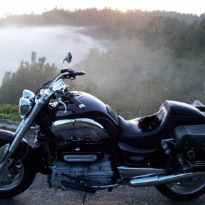 early morning ride through mt messenger