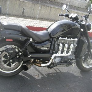 front blacked out set for two up