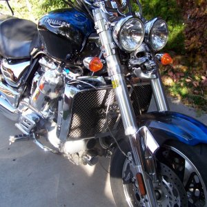 Another side shot of my NOSed R3, Skull and more bling!
