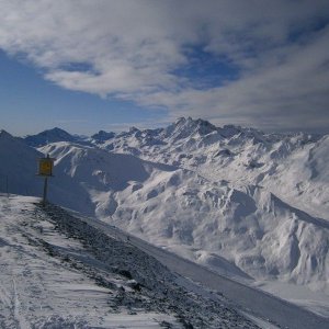 At the mountains in Ischgl/Austria