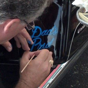 getting some ink for the bike