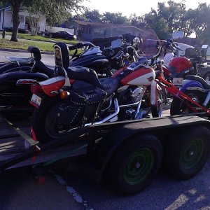 Loaded and ready for Maggie
