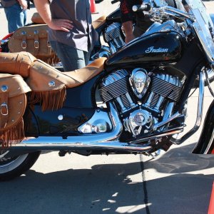 Indian with Leather