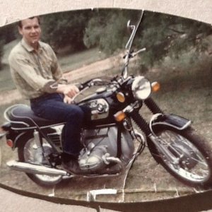 DAD on '72 Beemer
