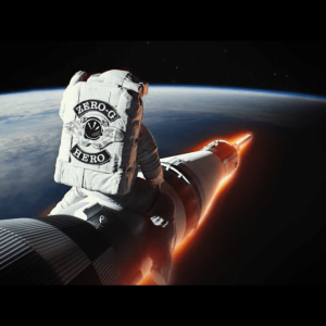 riding a rocket