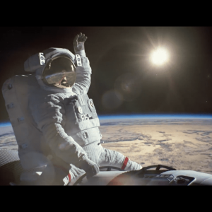 riding a rocket