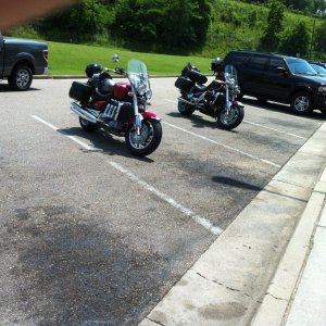 Rest stop, almost at Maggie Valley RAA7