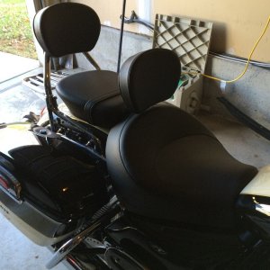 New seat came 2 mouths ago and just had it put on! lol