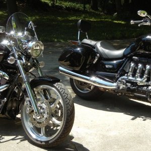 2012 Rocket 3 Roadster, 2009 Yamaha Raider