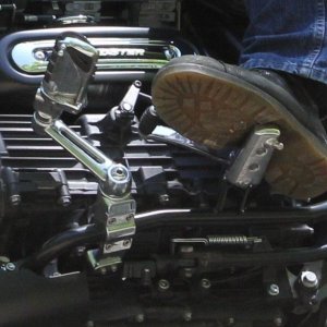 left highway peg mounting