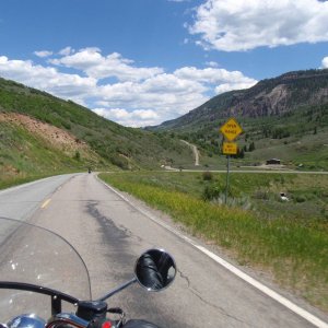 Ride to Blue Mesa dam