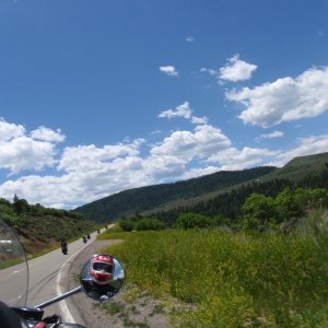 Ride to Blue Mesa dam