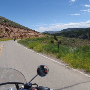 Ride to Blue Mesa dam