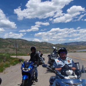 Ride to Blue Mesa dam