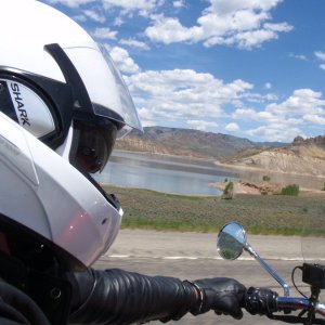 Ride to Blue Mesa dam