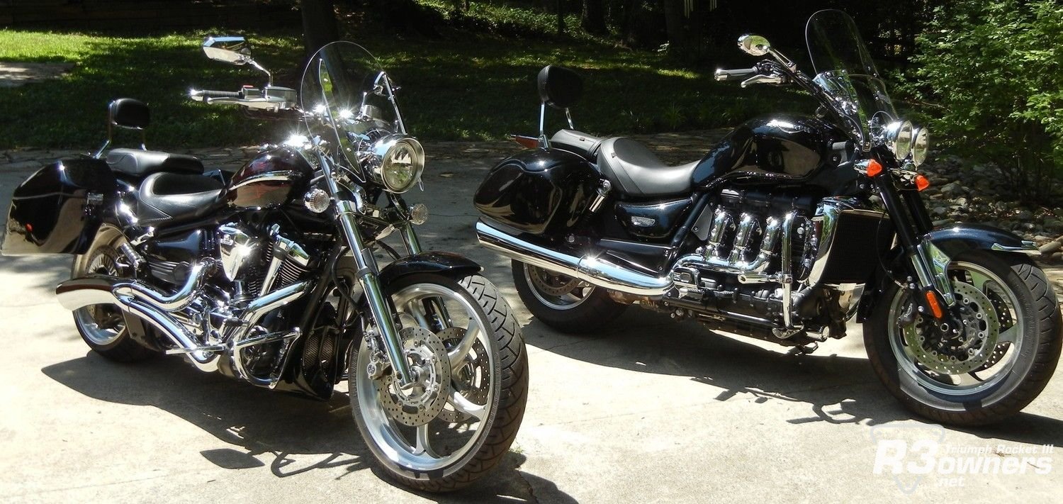 2012 Rocket 3 Roadster, 2009 Yamaha Raider