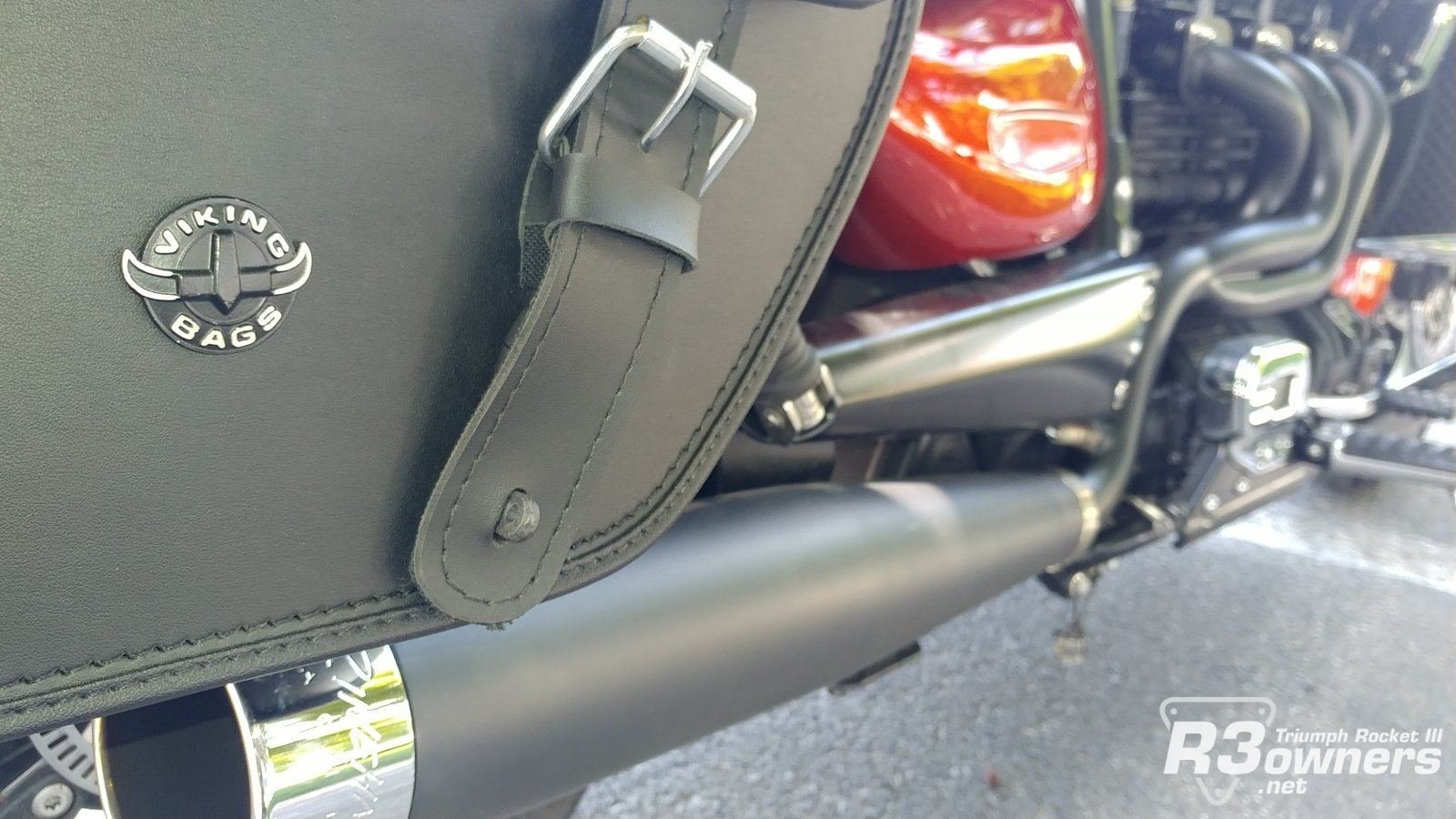 Viking leather hard bags on Roadster w/ removable brackets R3Owners