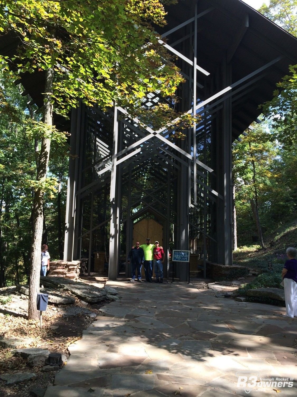 At Thorncrown chapel just outside of Eureka Springs