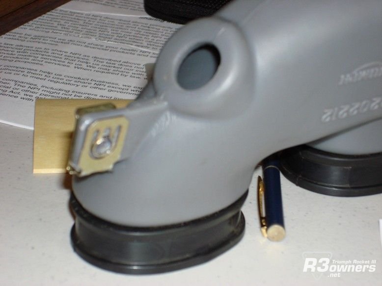 Attachment points for the two items in question