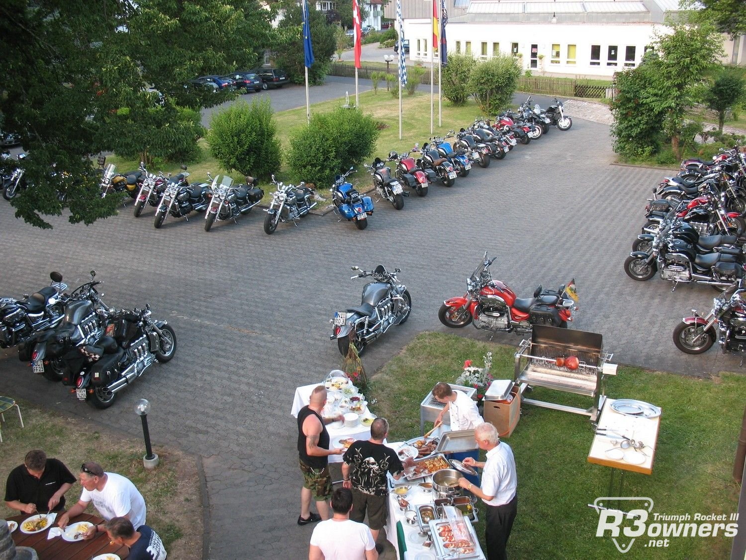 BBQ time at the R3 meeting