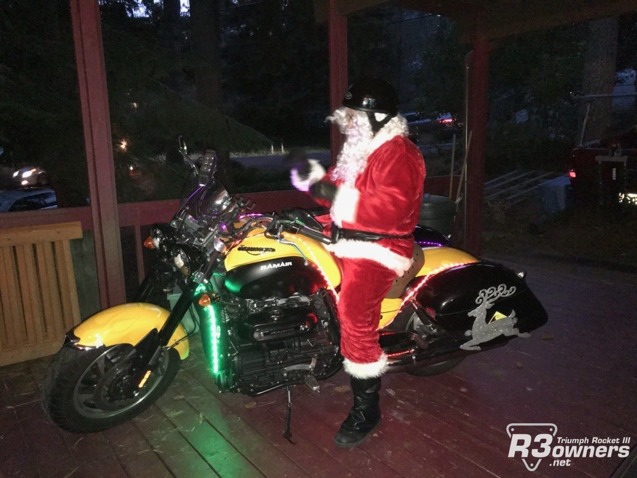 Biker Santa