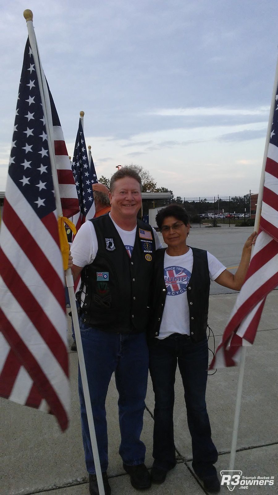 Bill and Ema Legion Riders Honor Guard