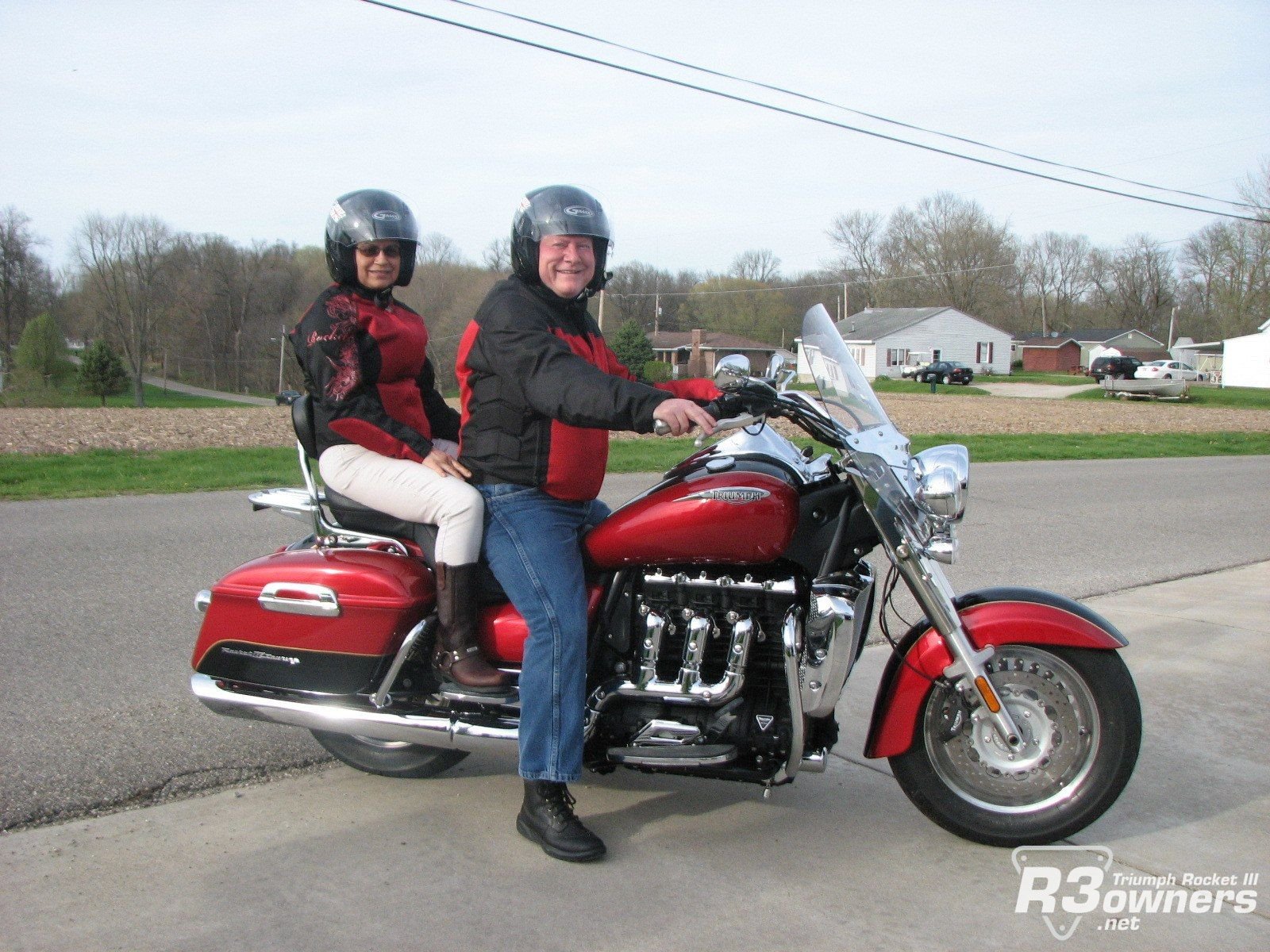 Bill and Ema's first ride on the Rocket