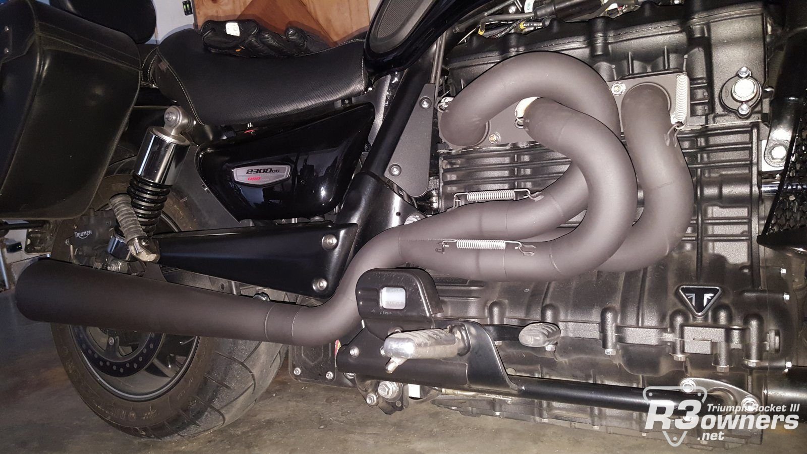 Carpenter racing exhaust installed