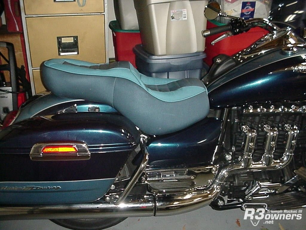 Custom blue marshmallow seat