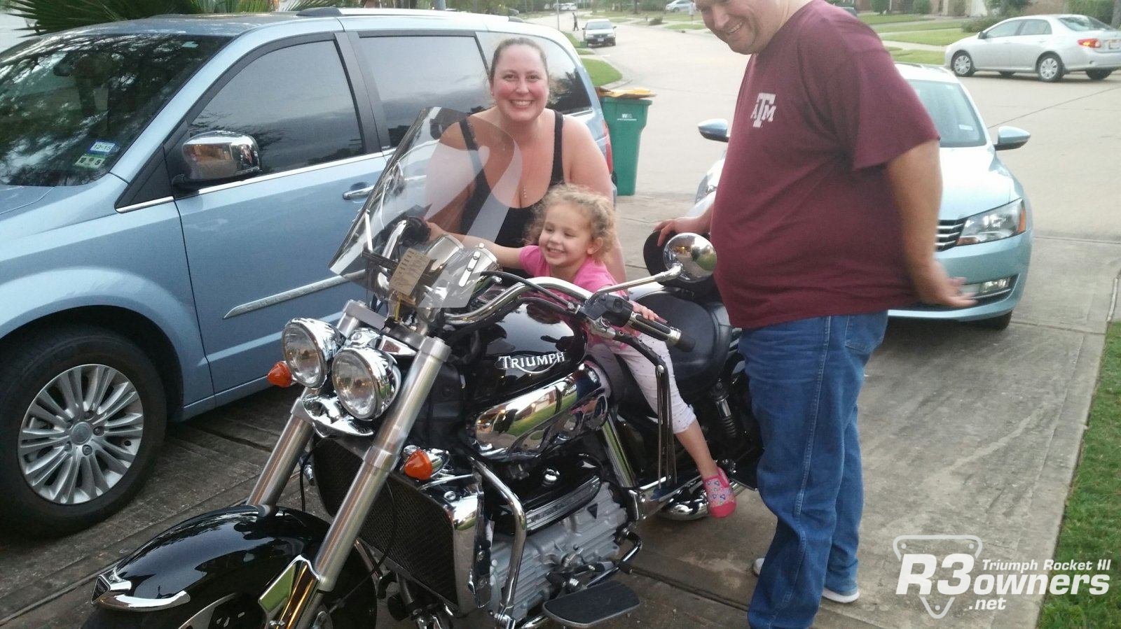 family with rocket