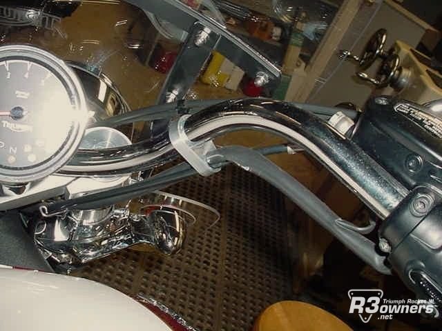 Flipmeisters Billet Aluminum Handlebar Wiring Clamps