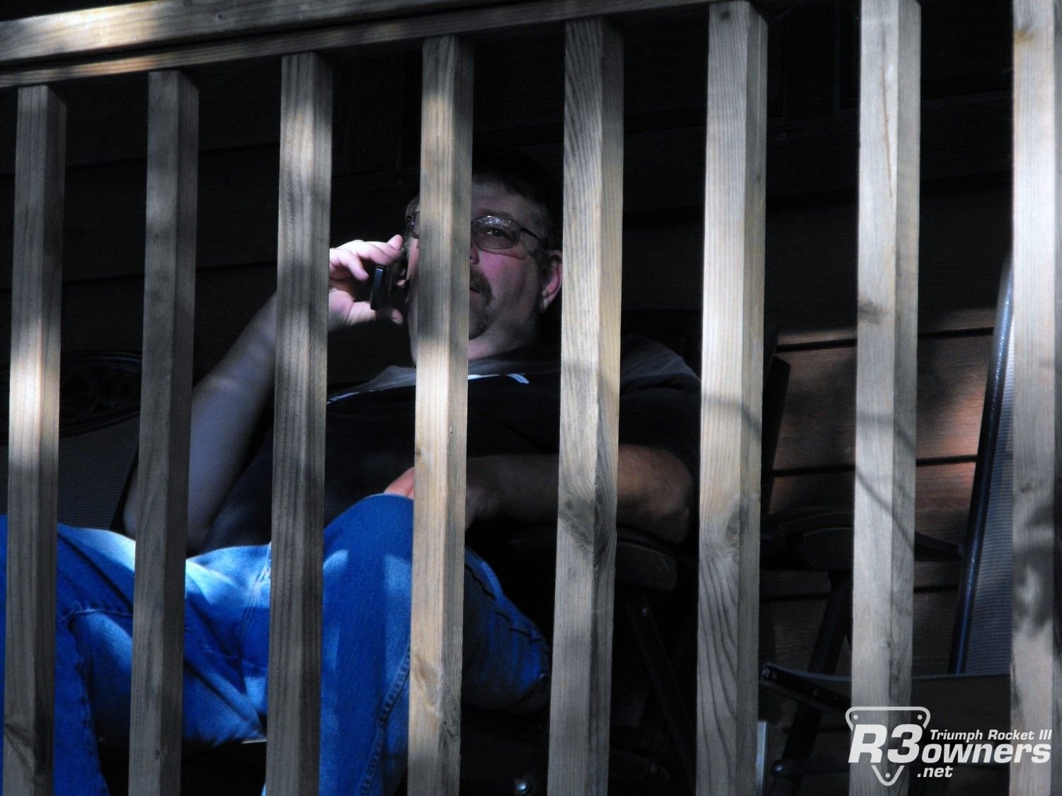 Gunshots behind bars.......