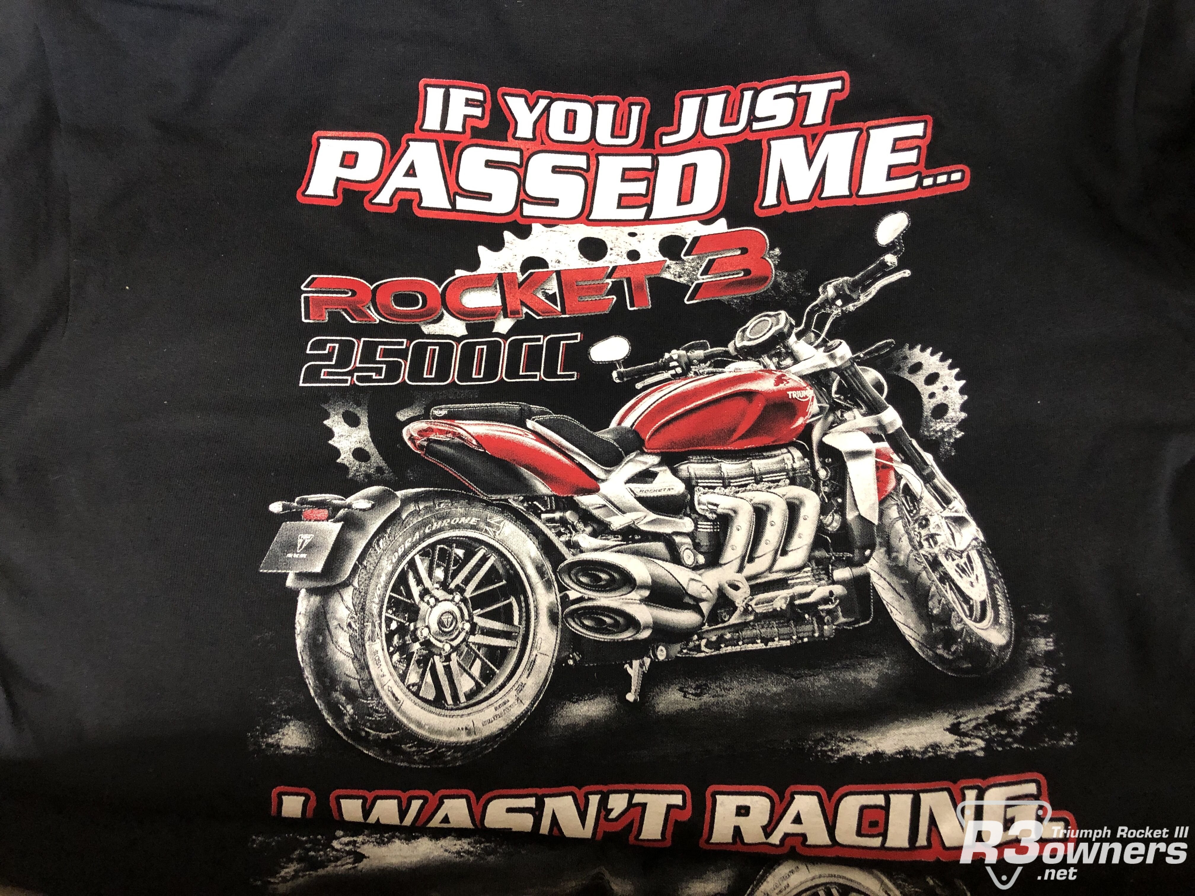If You Just Passed Me  I Wasn't Racing