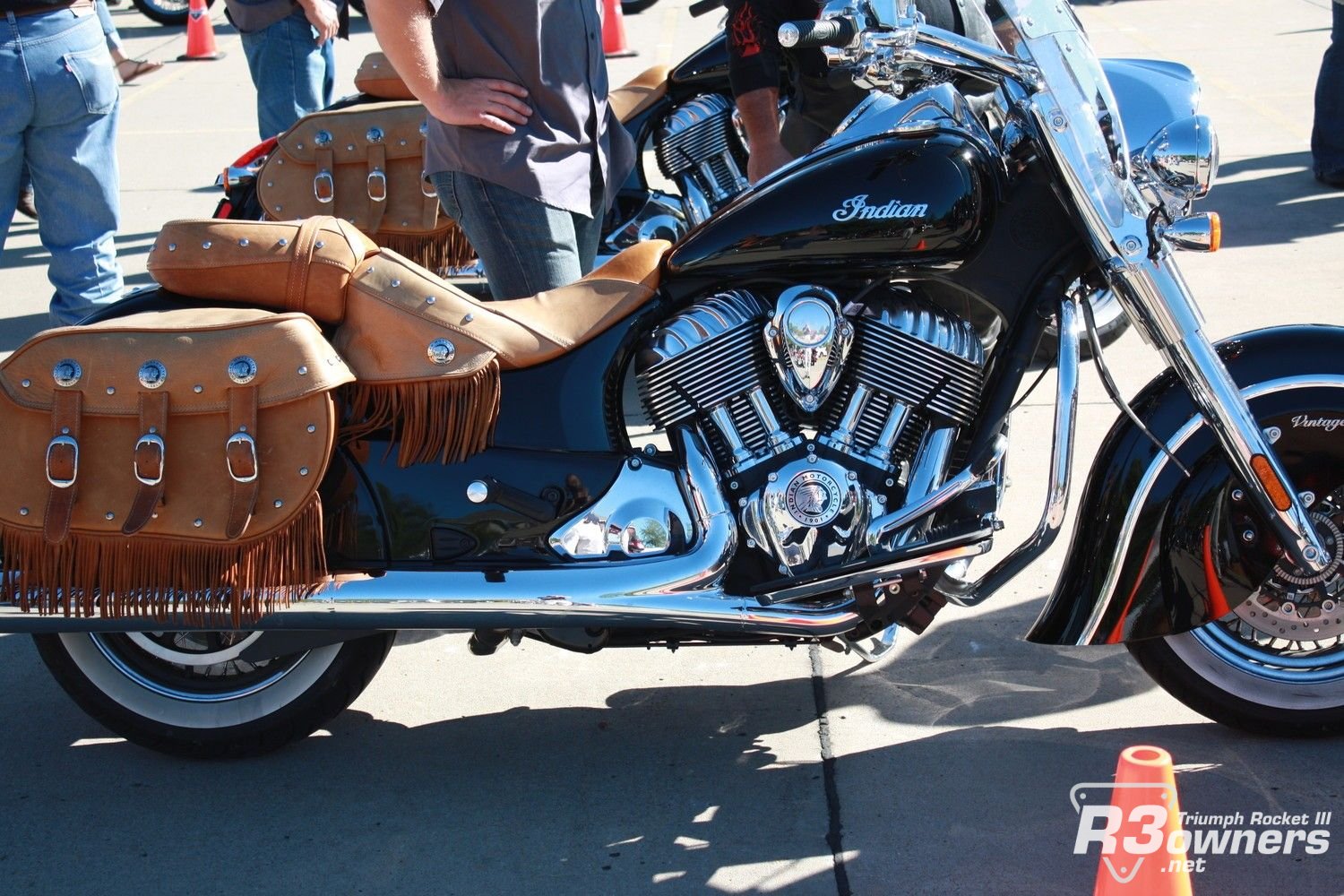 Indian with Leather