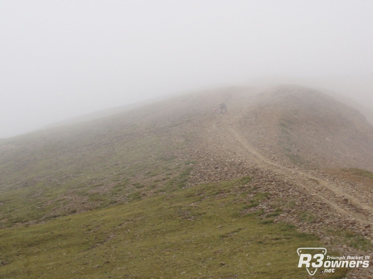 Last climb to 12,801 Red Cone on th '85 XR600
