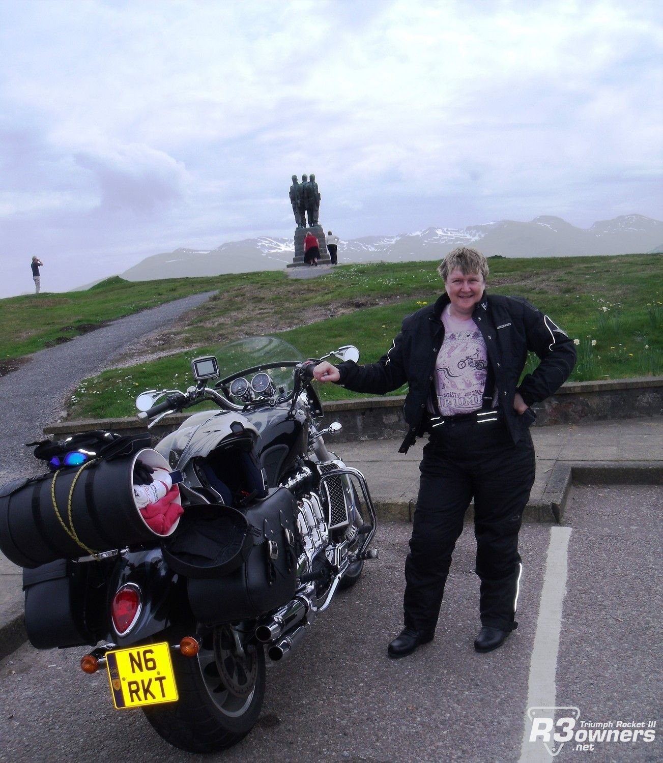 Linda at Spean bridge
