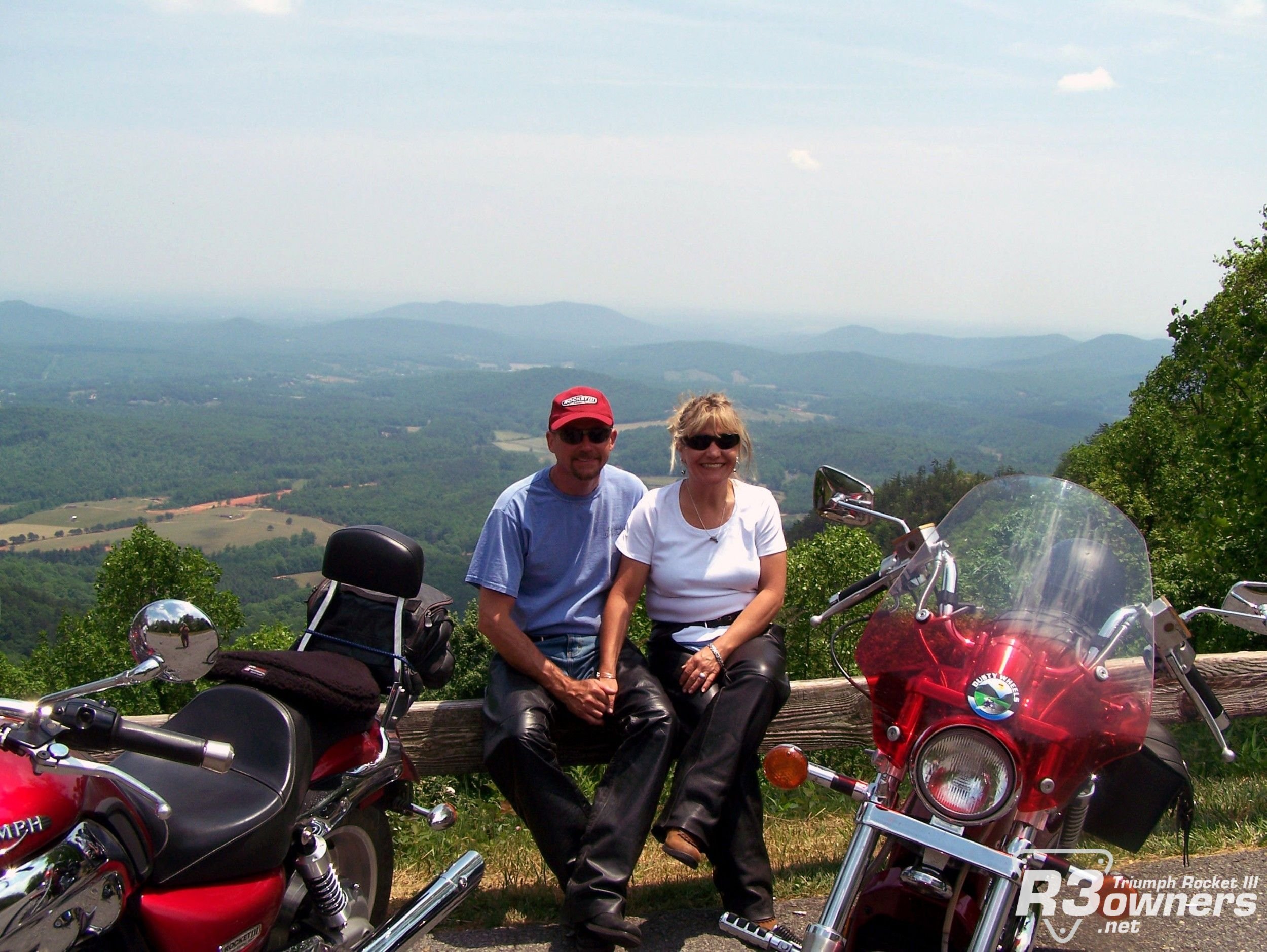 Lisa's first ride on the Parkway