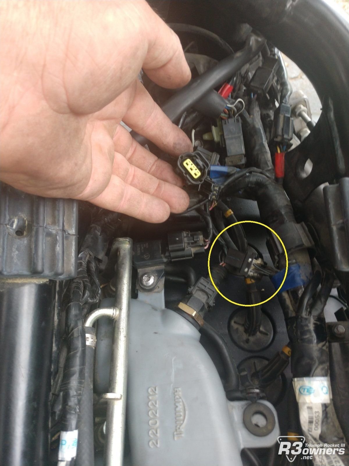 Missing alarm connector blanking plug