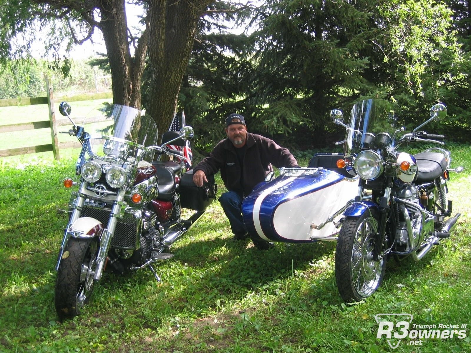 My 2 bikes and me.