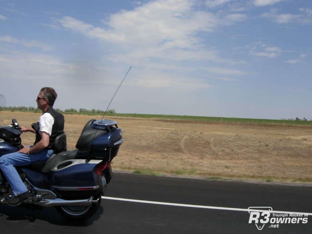 My best friend on his Beemer