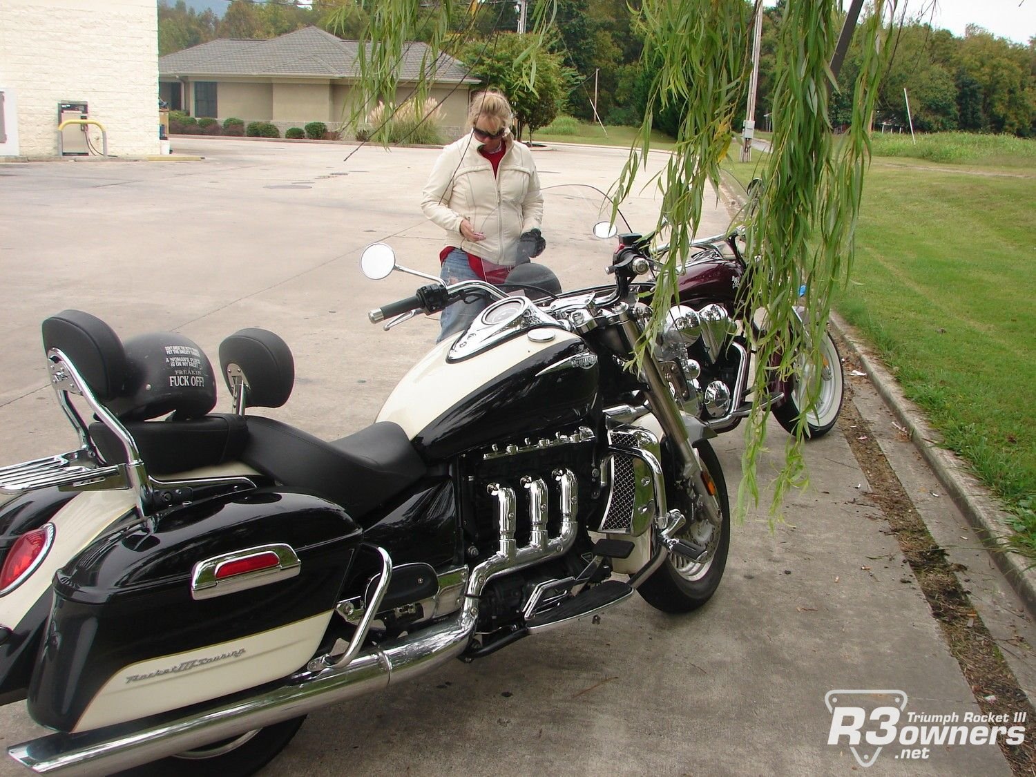new bike and wife