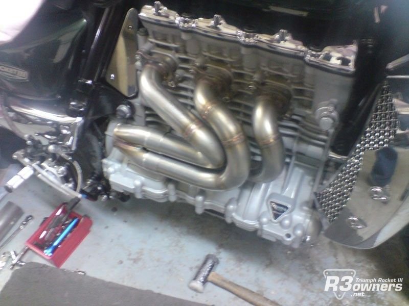 New exhaust headers - ongoing work