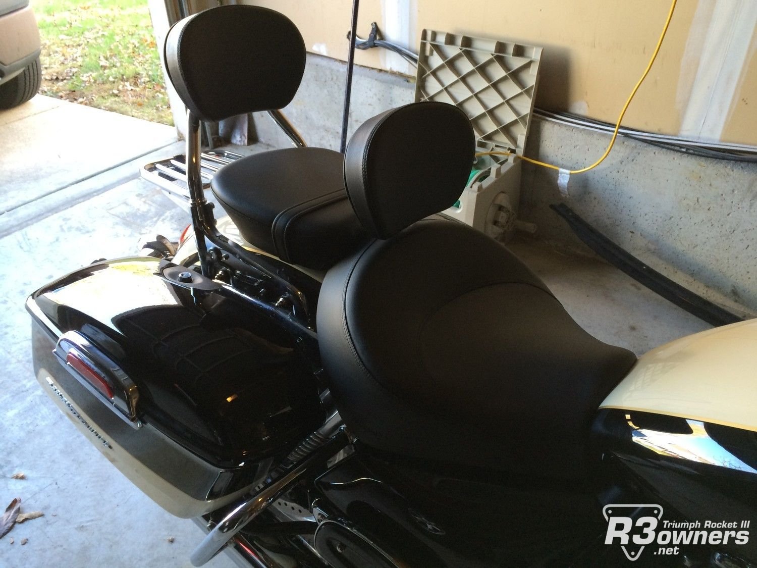 New seat came 2 mouths ago and just had it put on! lol